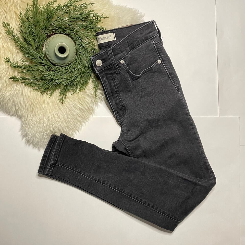 Madewell Black 9' High Rise Skinny Jeans SZ 28